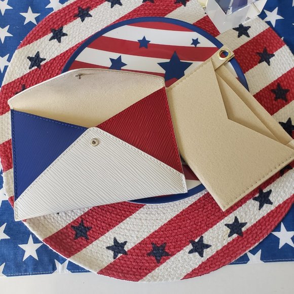 Louis Vuitton Kiragami Red White and Blue Pochette - Rare ! - Picture 6 of 10